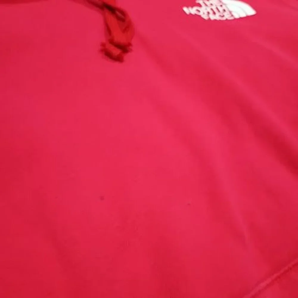 The North Face Mens Red Hoodie Sweatshirt Small "Never Stop Exploring" Graphic - Picture 4 of 8